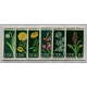 ALEMANIA ORIENTAL DDR 1969 SERIE COMPLETA DE ESTAMPILLAS NUEVAS MINT FLORES